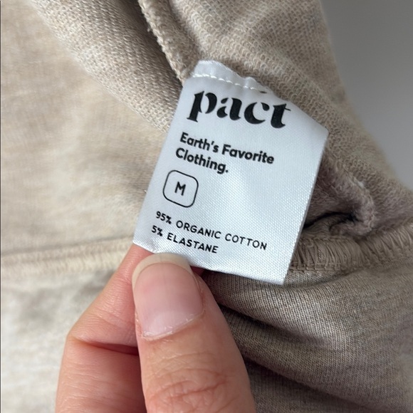 Pact Wheat Heather Perfectly Lightweight Zip Hoodie - Picture 9 of 16